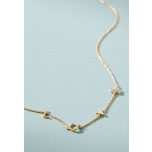 ANTHROPOLOGIE 'LOVE' NECKLACE - BNWT